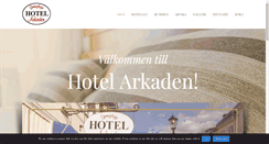 Desktop Screenshot of hotelarkaden.se